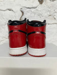Air Jordan 1 High Patent Bred Sz 6Y