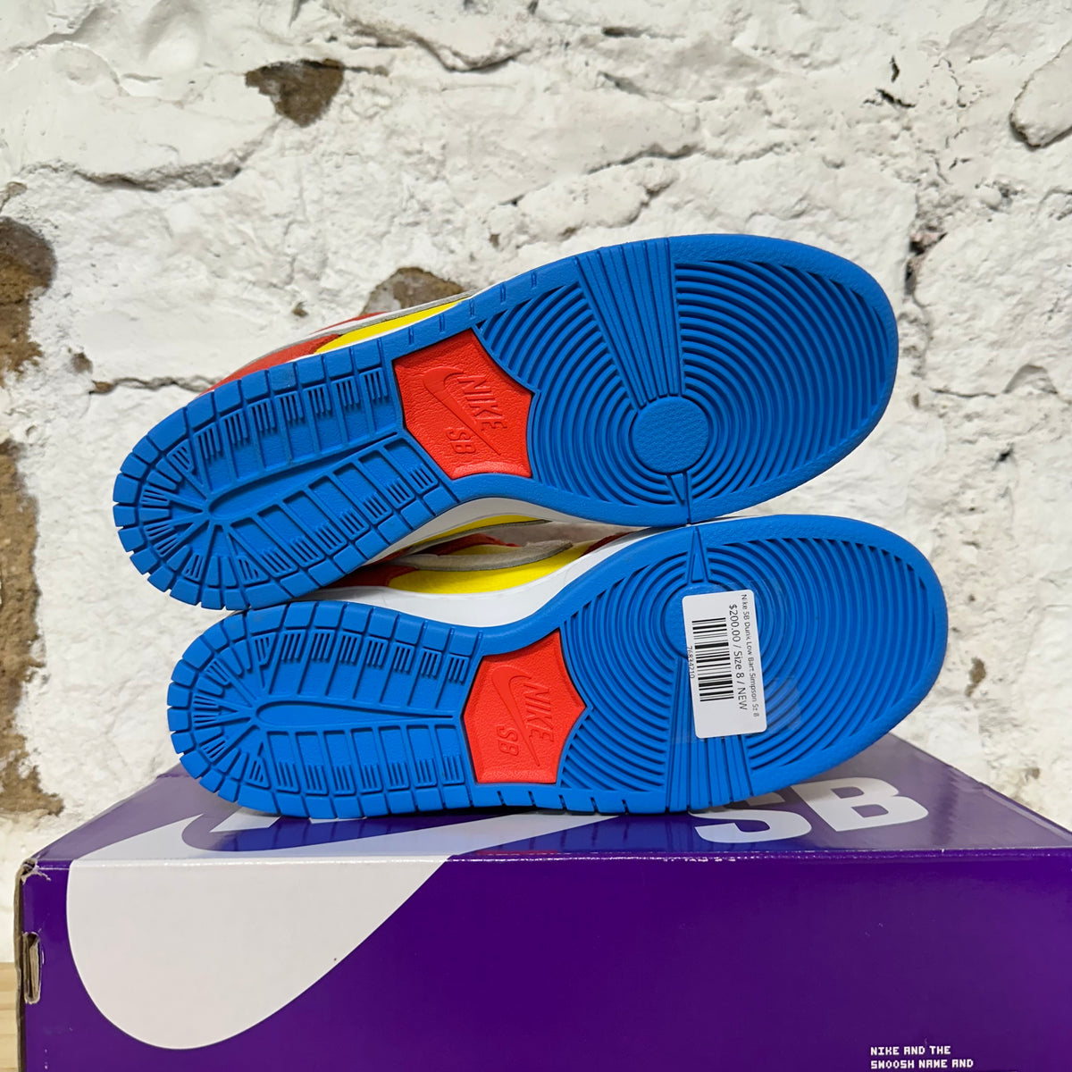 Nike SB Dunk Low Bart Simpson Sz 8
