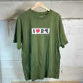 I Love to Screw Pornstar Green Tee Sz L