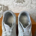 Louis Vuitton Triple White Transluscent Trainer Sneaker Sz 11.5 (10LV)