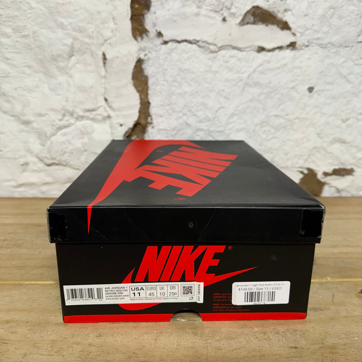 Air Jordan 1 High Pine Green 2.0 Sz 11