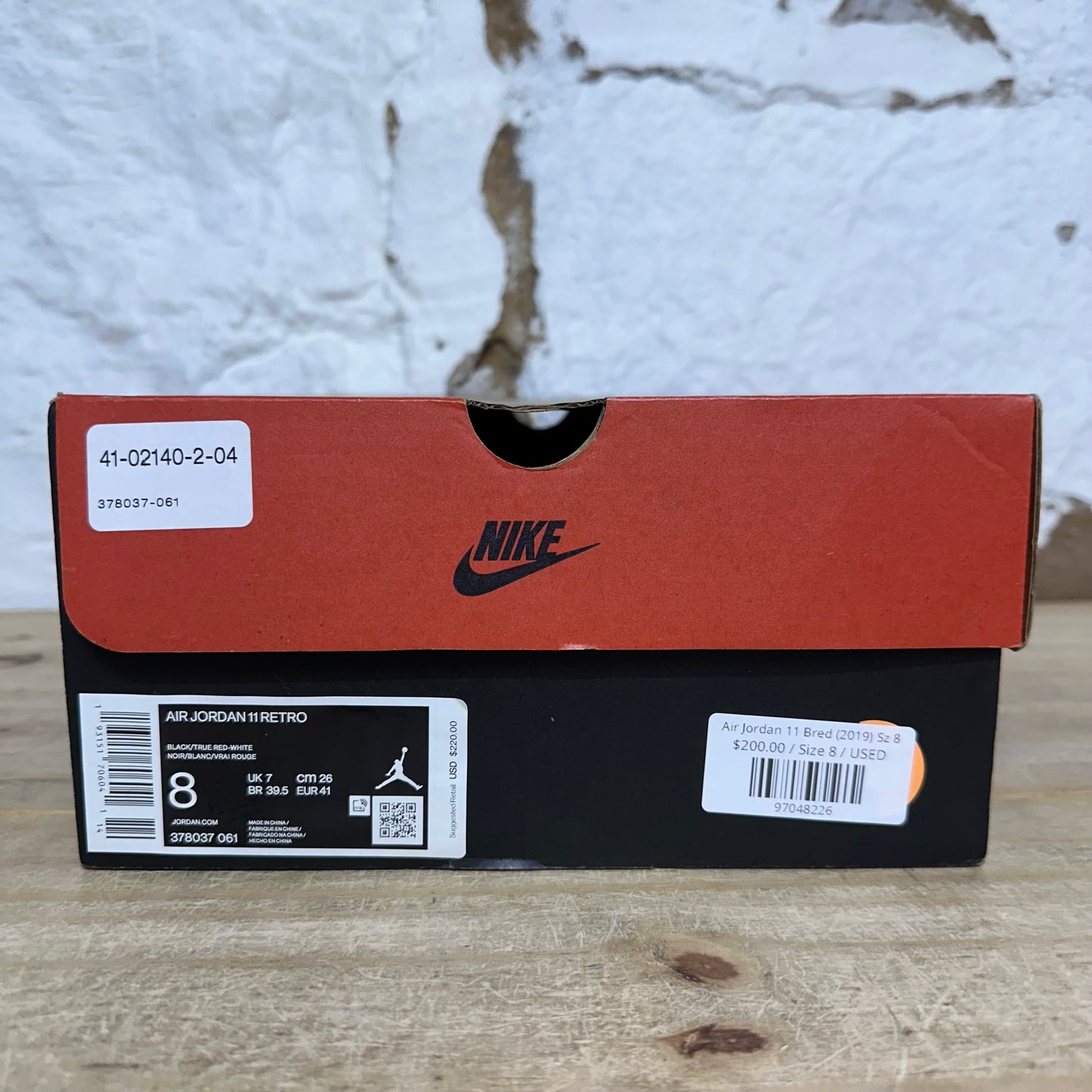 Air Jordan 11 High Bred (2019) Sz 8