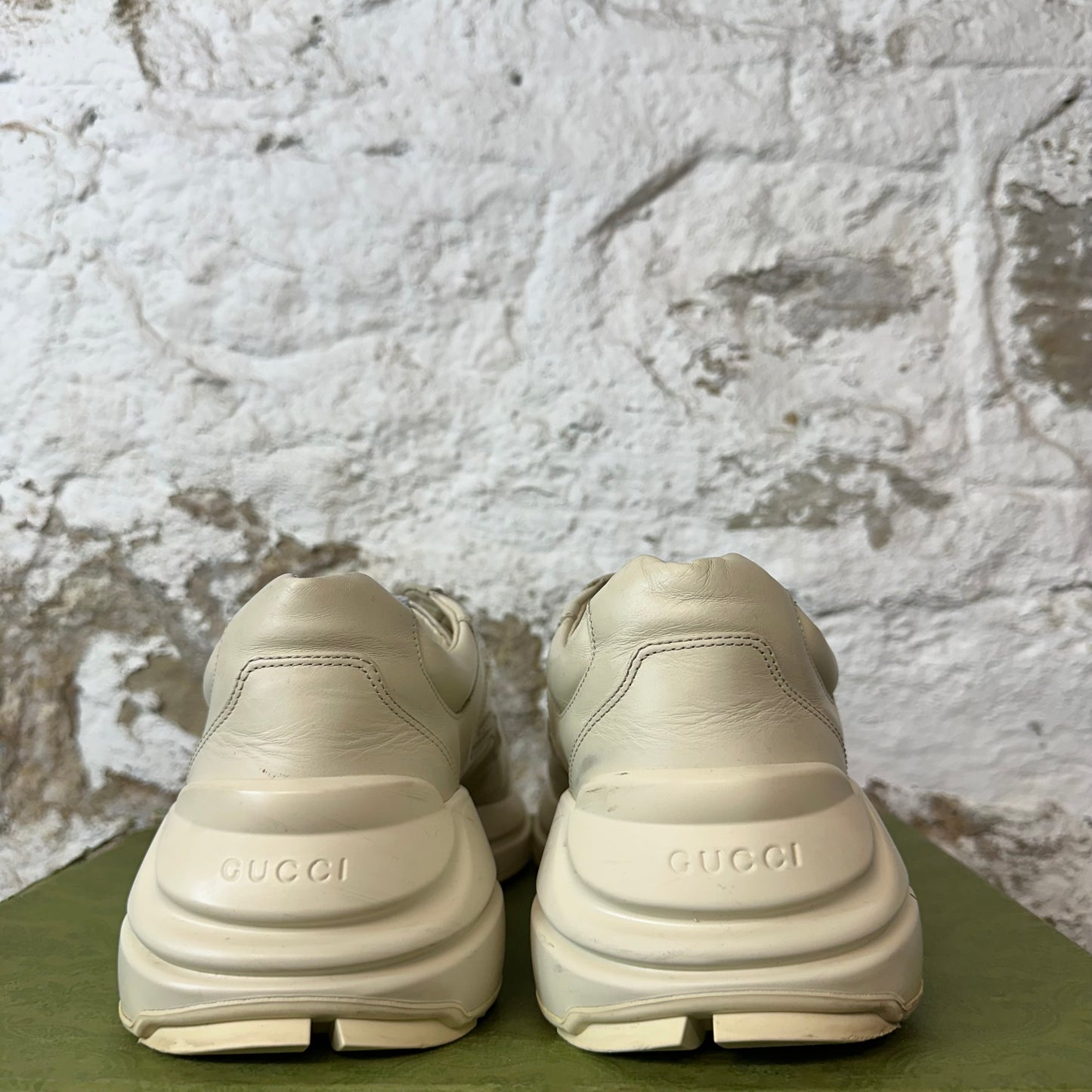 Gucci Rython Donald Duck Flash Cream Sneaker Sz 8