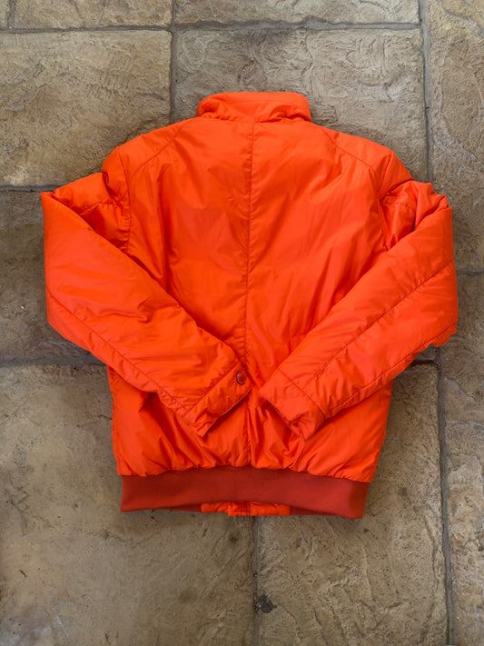 Versace Orange Bomber Jacket Sz S