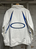 Vale Sports White Blue Jacket Sz L