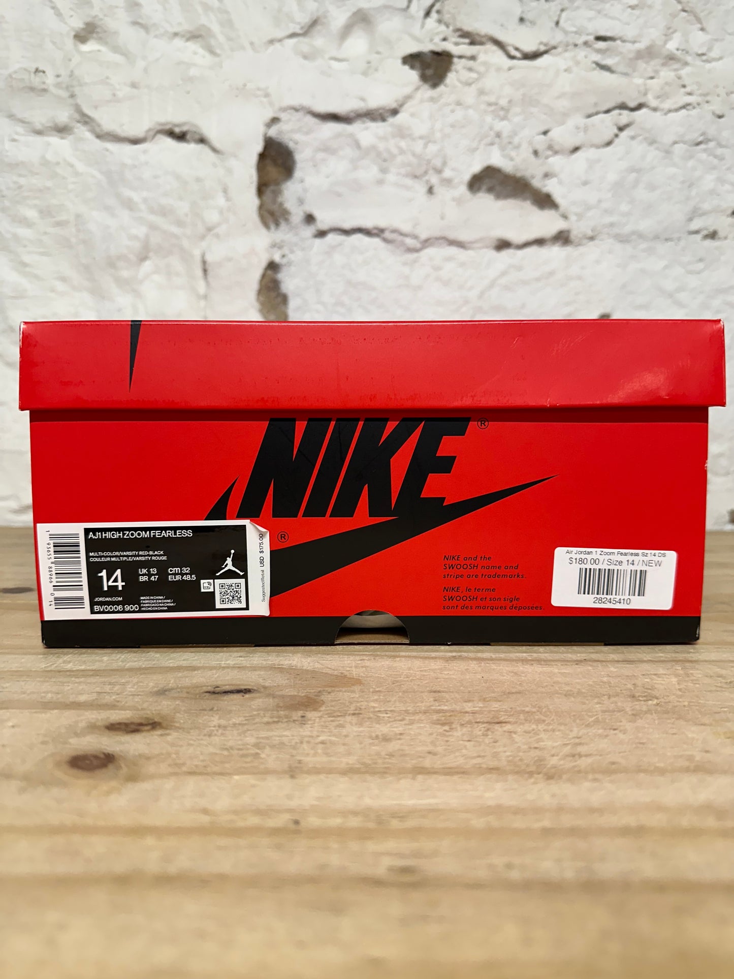 Air Jordan 1 High Zoom Fearless Sz 14 DS