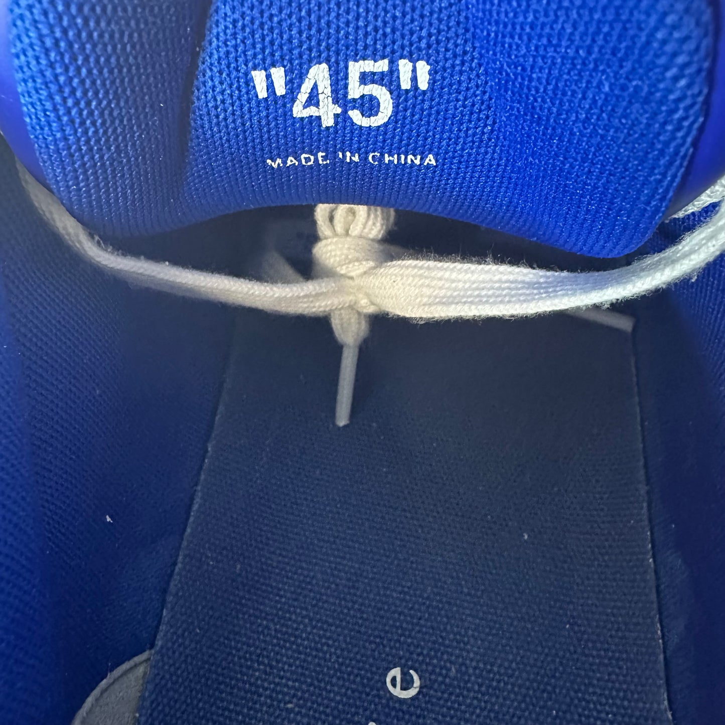 Off-White Out Of Office Royal Blue White Sneaker Sz 12 (45)