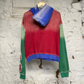Vale Looney Tunes Multicolor Zip Up Hoodie Sz L