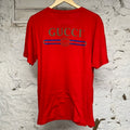 Gucci Back Logo T-Shirt Red Sz XL
