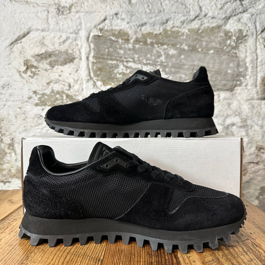 Louis Vuitton Triple Black Mesh Suede Runner Sneaker Sz 9.5 (8LV)