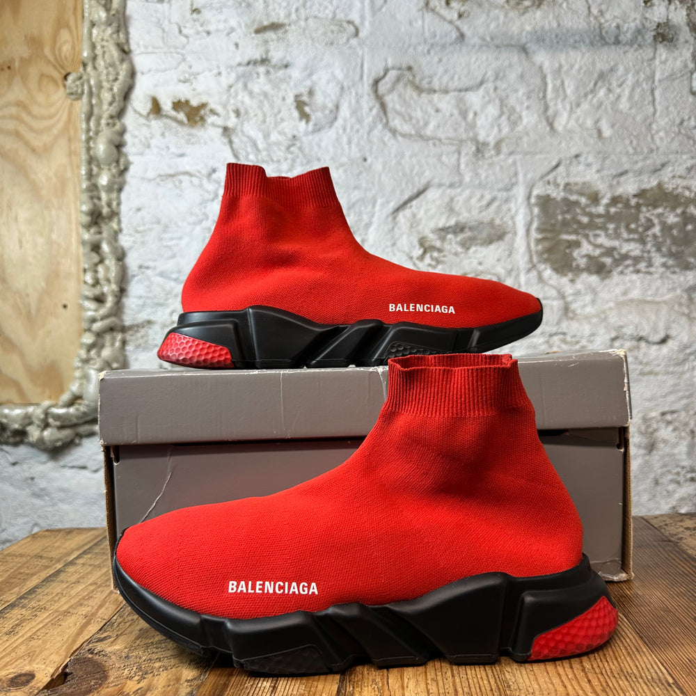 Balenciaga Sock Runner Red Black Sneaker Sz 10 (43)