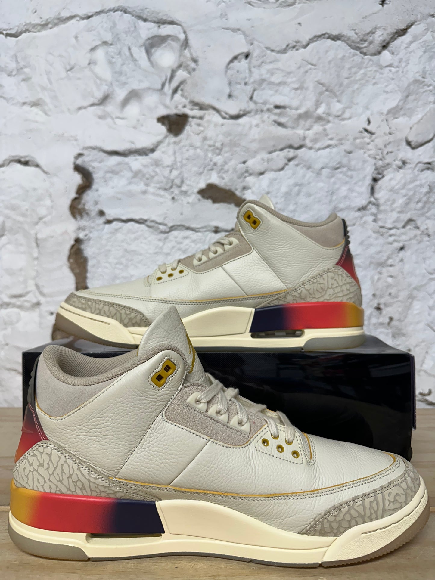 Air Jordan 3 J Balvin Sunset Sz 12