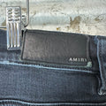 Amiri Varsity Felt Spell Distressed Denim Jeans Sz 36