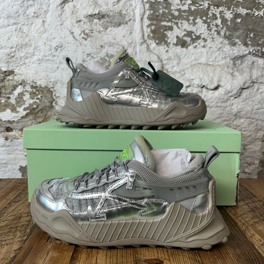 Off White ODSY 1000 Silver Beige Sneaker Sz 8 (41)