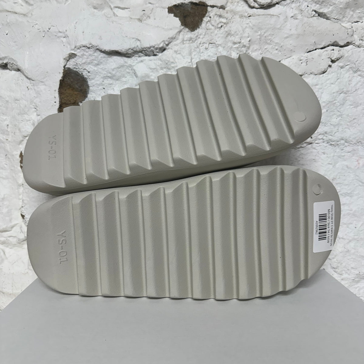 Yeezy Slide 01 Cream Sz 14 DS