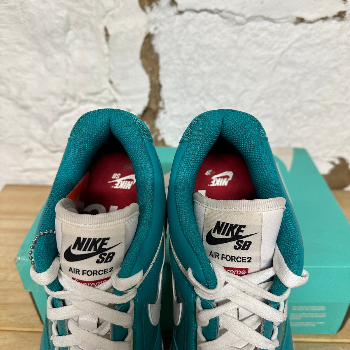 Nike SB Supreme Air Force 2 Low Blue Sz 10.5