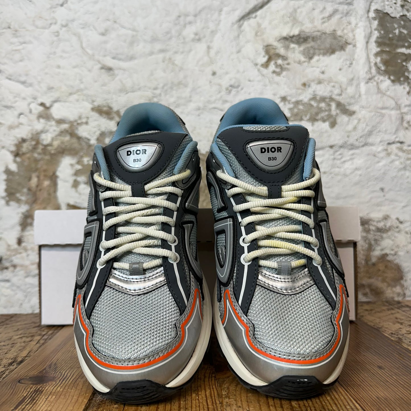 Dior B30 Blue Grey Silver Black Sneaker Sz 8 (41)