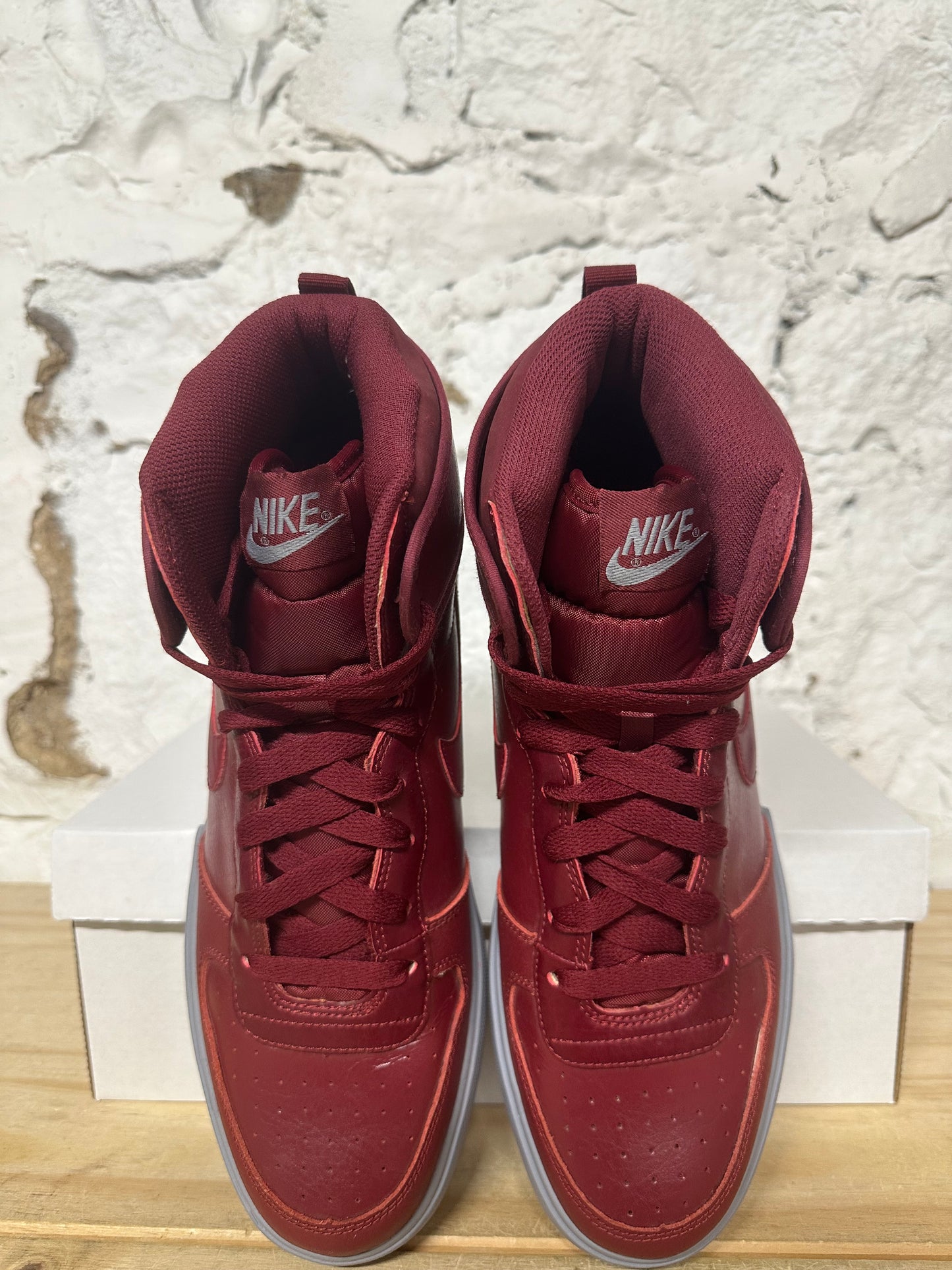 Nike AC Team Maroon Grey Sz 12