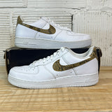 Nike Air Force 1 Low Ivory Snakeskin Sz 10.5