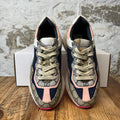 Gucci Rhyton Multicolor White Sneaker Sz 6 (38)