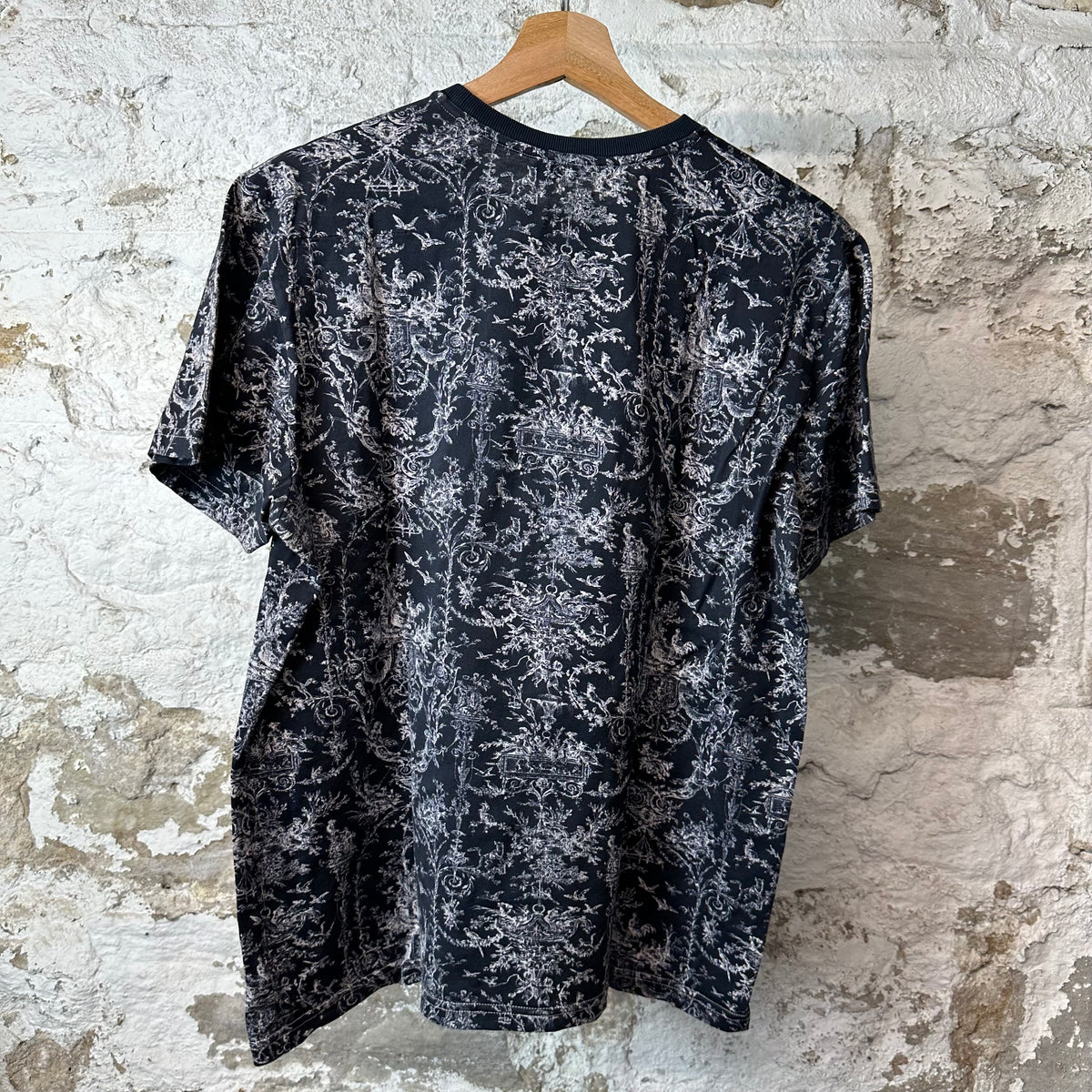 Dior Kim Jones Floral T-shirt Navy Sz L