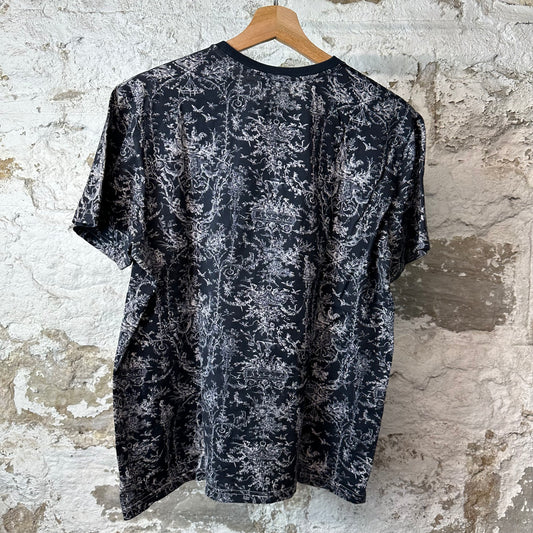 Dior Kim Jones Floral T-shirt Navy Sz L