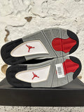 Air Jordan 4 Black Canvas Sz 9.5