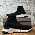 Balenciaga Sock Runner Black White Graffiti Sneaker DS