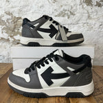 Off White Out Of Office Gray Black White Sneaker Sz 6.5 (39)
