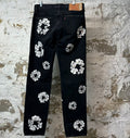 Denim Tears White CW Crystal Black Denim Jeans Sz 34