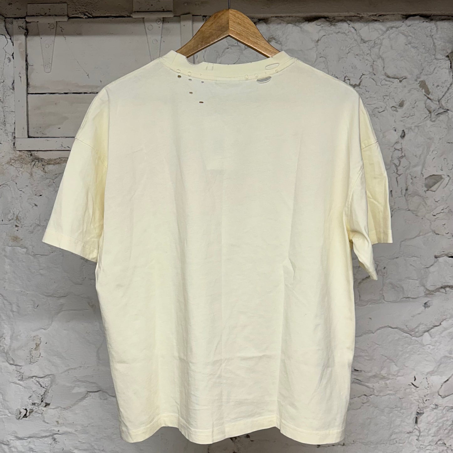 Vale All Dogs Go To Heaven Cream T-Shirt Sz S