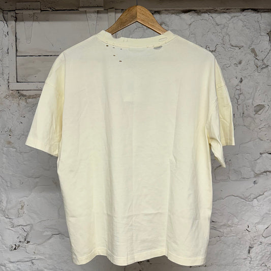 Vale All Dogs Go To Heaven Cream T-Shirt Sz S
