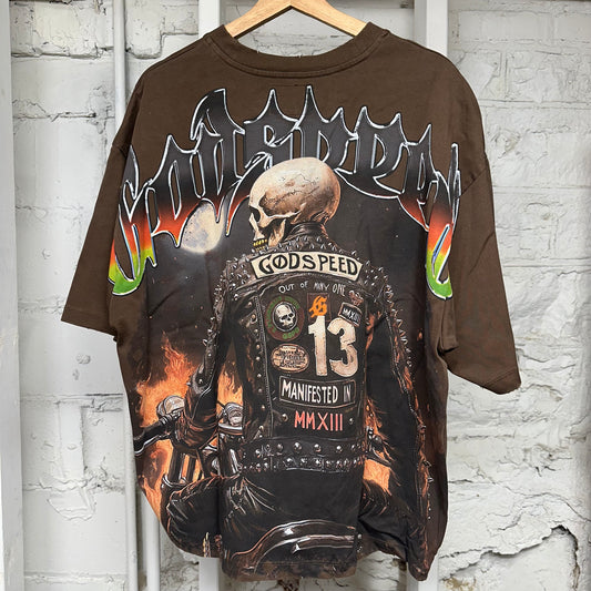 Godspeed Manifested Brown T-Shirt Sz M