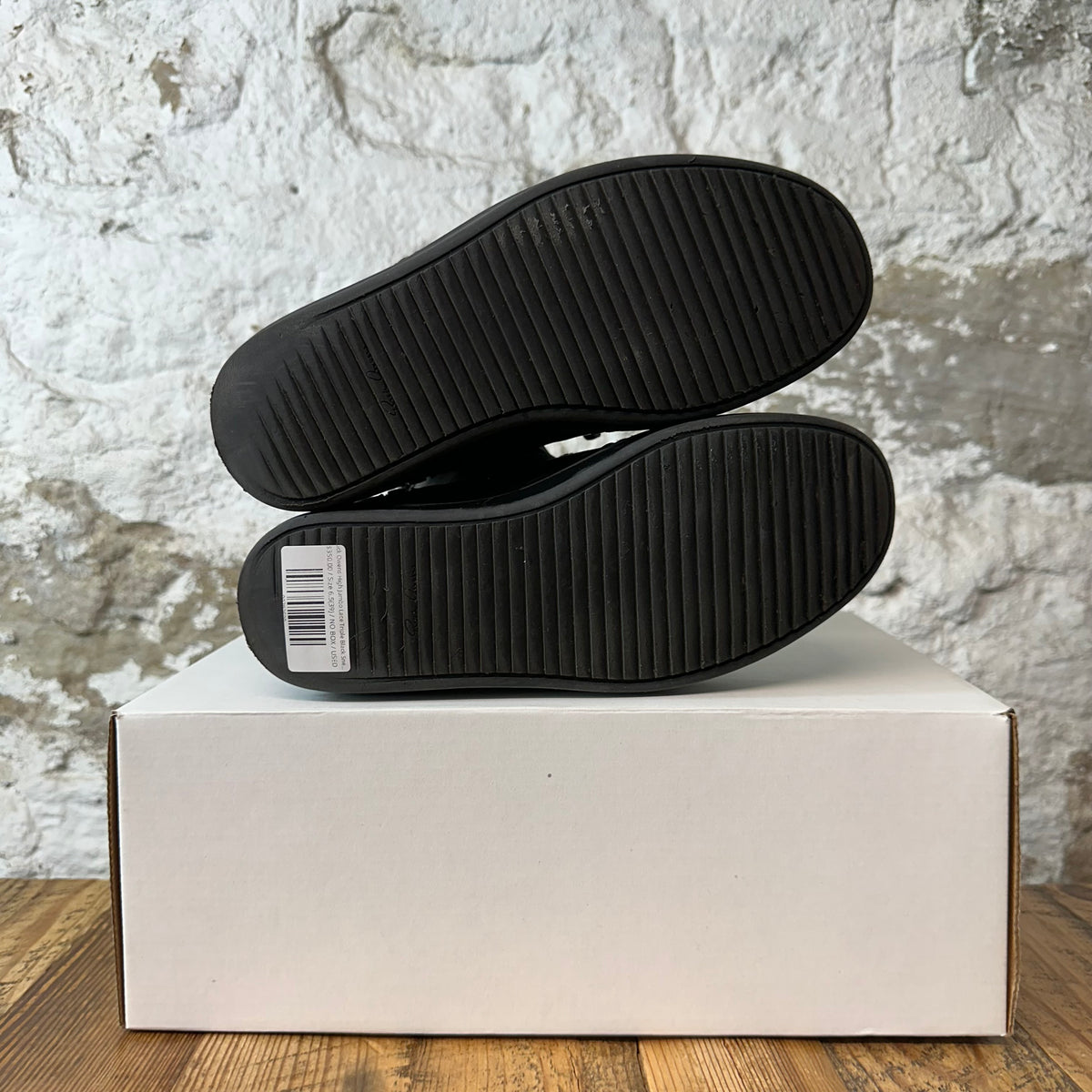 Rick Owens High Jumbo Lace Triple Black Sneaker Sz 6.5 (39)