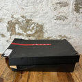 Prada Americas Cup Triple Black Patent Sneaker Sz 8