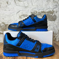 Louis Vuitton Royal Blue Black Trainer Sneaker Sz 10.5 (9LV)