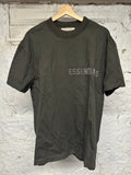 Fear of God Essentials Bold Logo Brown T-Shirt Sz M