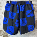 Matty Boy Anti Promo 99 Eyes Blue Checker Shorts Sz S DS