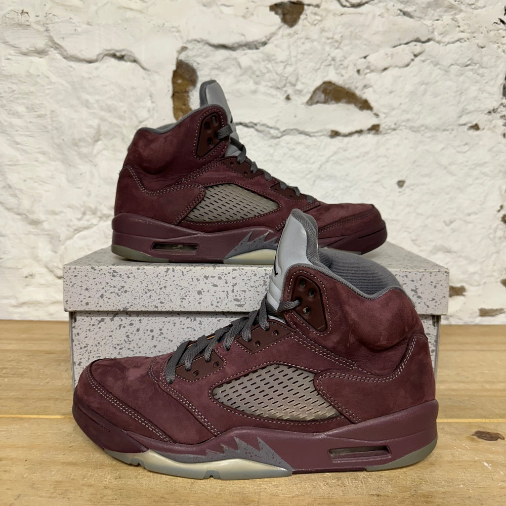 Air Jordan 5 Burgundy Sz 9