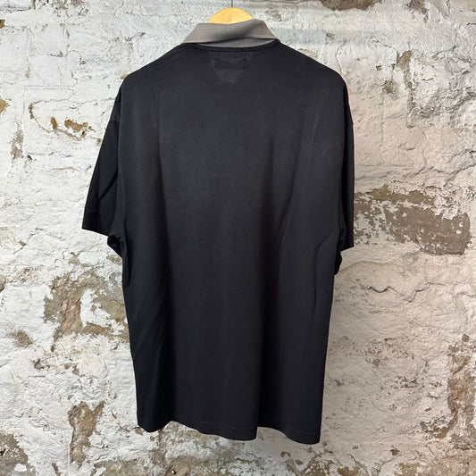 Amiri Vintage Spellout Polo Black Sz M