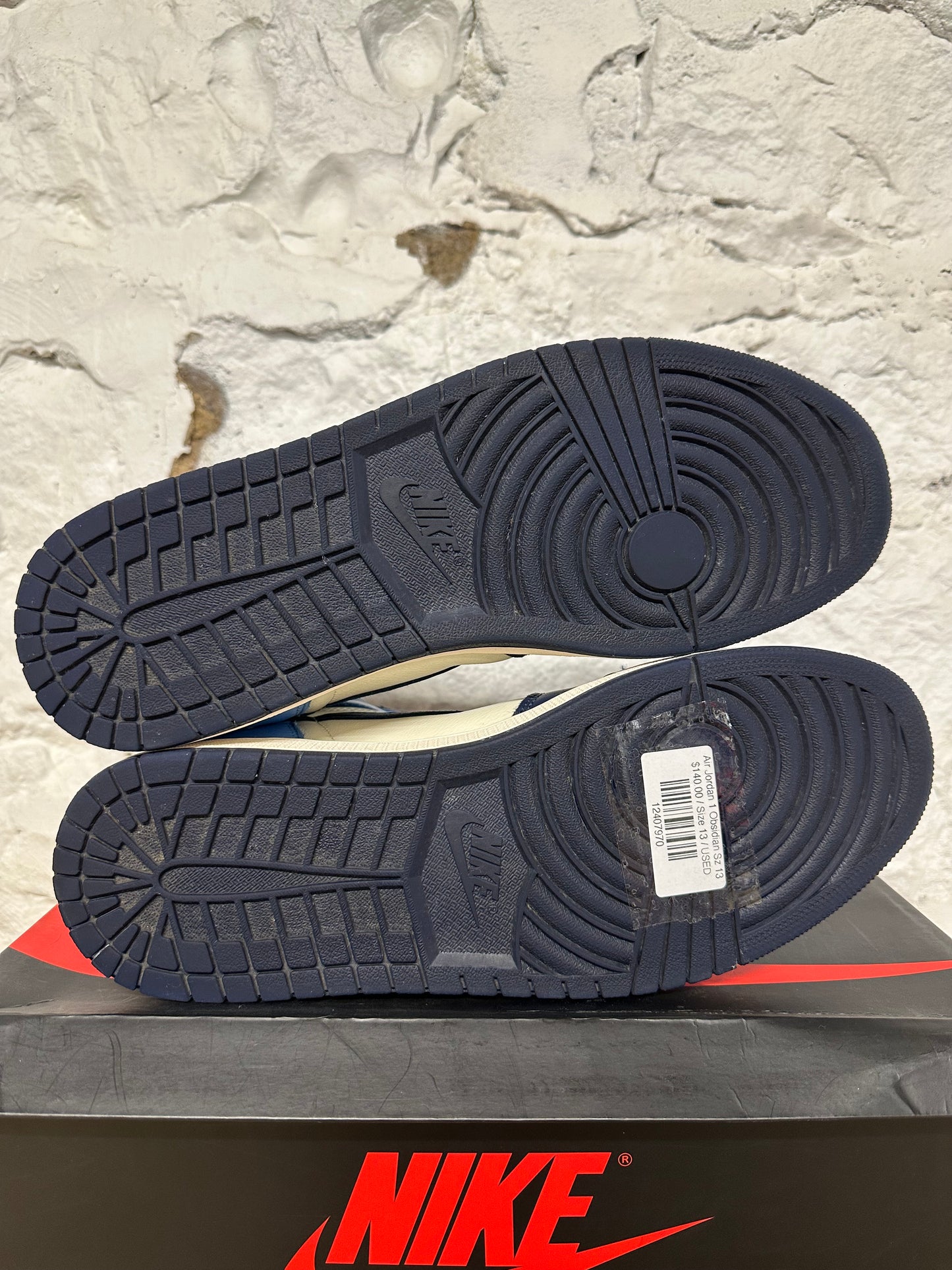 Air Jordan 1 High Obsidian Sz 13