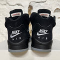 Air Jordan 5 Black Metallic Reimagined Sz 5.5Y