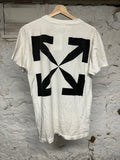 Off White Mona Lisa White T-Shirt Sz XS