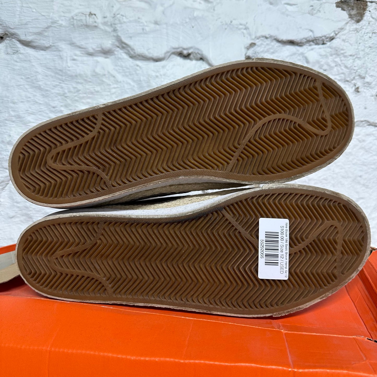 Nike Blazer Mid Basic Brown Hemp Sz 12
