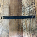 Louis Vuitton Silver Clip Black Bracelet Sz 19