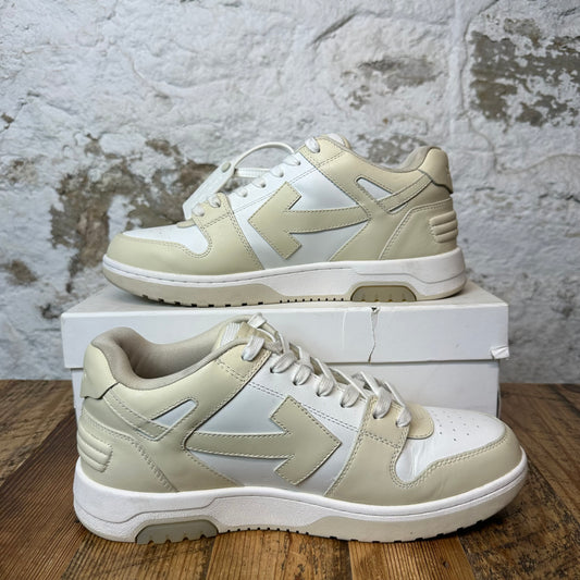 Off White Out Of Office Natural White Sneaker Sz 11 (44)