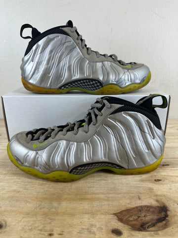 Nike Air Foamposite One Silver Volt Camo Sz 10