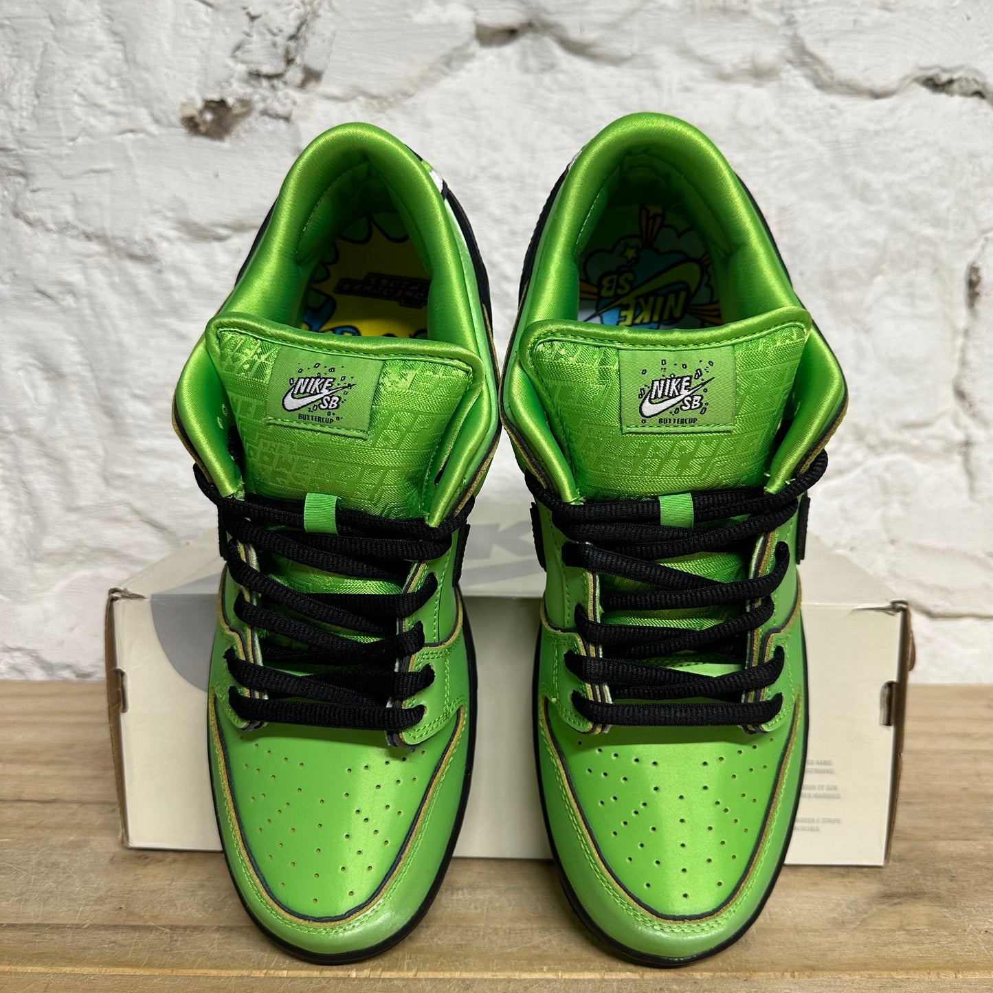 Nike SB Dunk Low Powerpuff Girls Buttercup Sz 11 DS