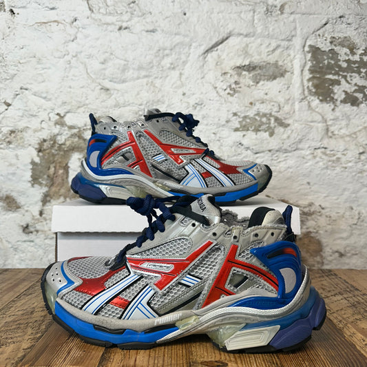 Balenciaga Runner Grey Blue Red Sneaker Sz 9 (42)