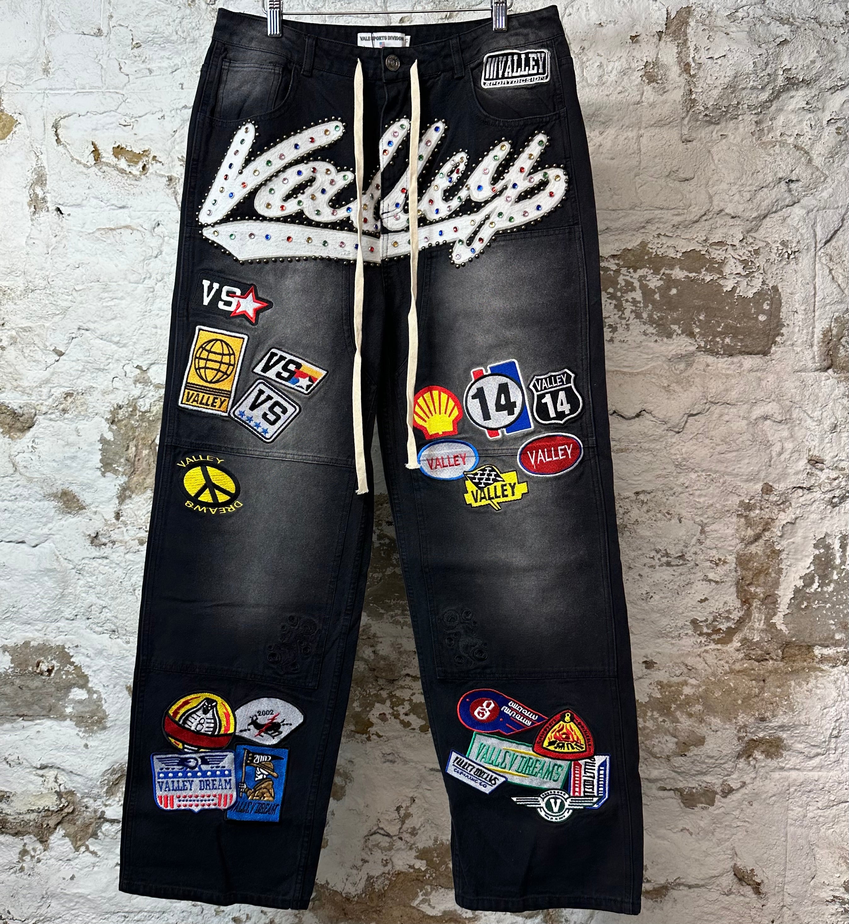 Vale 1980 Painter Black Denim Jeans Sz 30